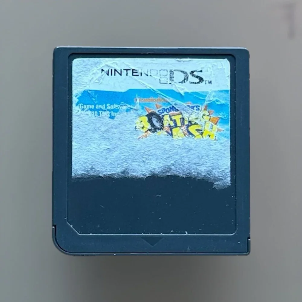 SpongeBob's‎ Boating Bash Nintendo DS Racing Nickelodeon Working Tested READ!!
